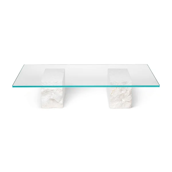 ferm LIVING-collectie Mineral salontafel - Bianco Curia