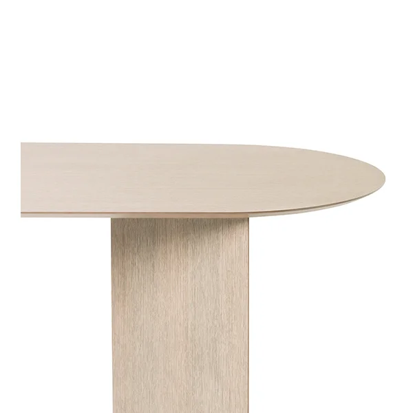 ferm LIVING-collectie Mingle tafelblad ovaal natural eiken veneer 220 cm