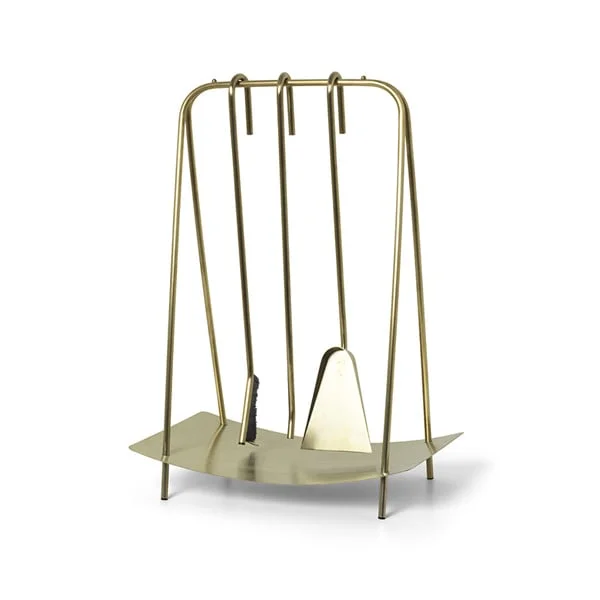 ferm LIVING-collectie Openhaard set Port brass