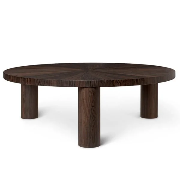 ferm LIVING-collectie Salontafel Post L - Smoked Oak Star