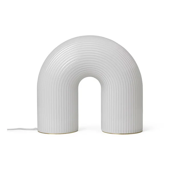 ferm LIVING-collectie Vloerlamp Vuelta wit