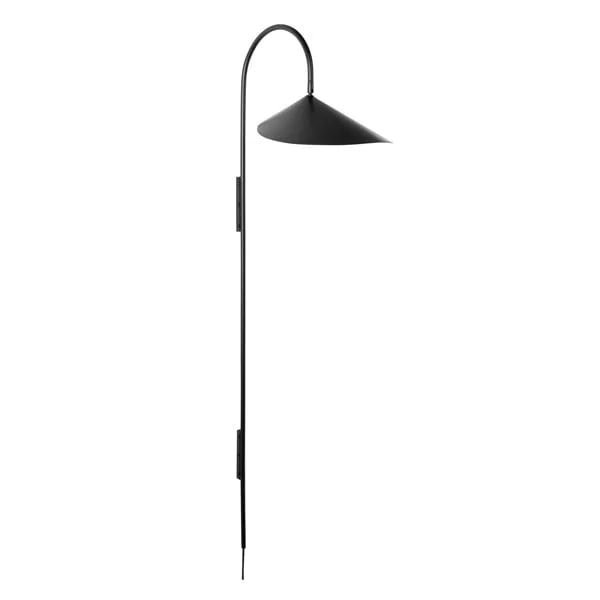 ferm LIVING-collectie Wandlamp Arum Tall zwart