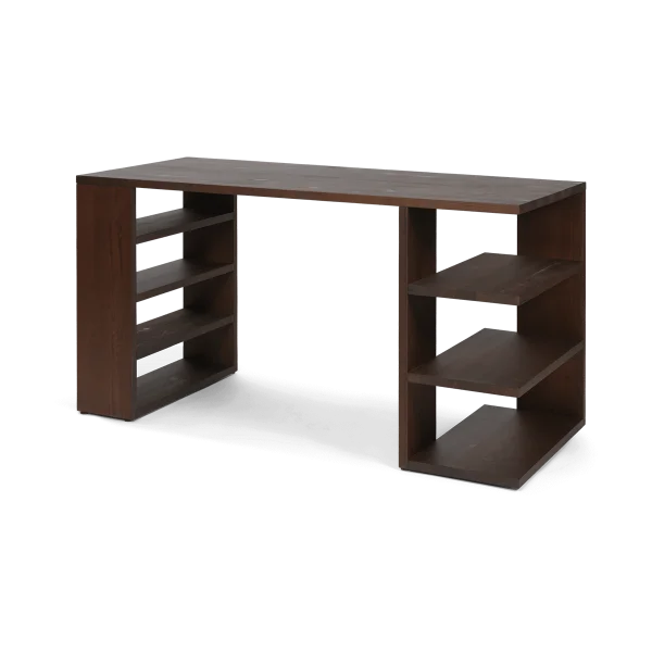 ferm LIVING Edre bureau 137x65x73,5 cm Donker gebeitst grenen