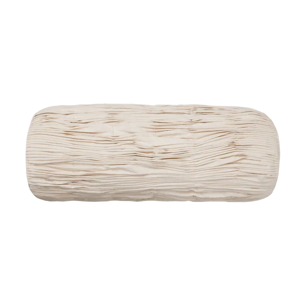 Ferm Living Falda smocked bolster cylinderkussen Undyed