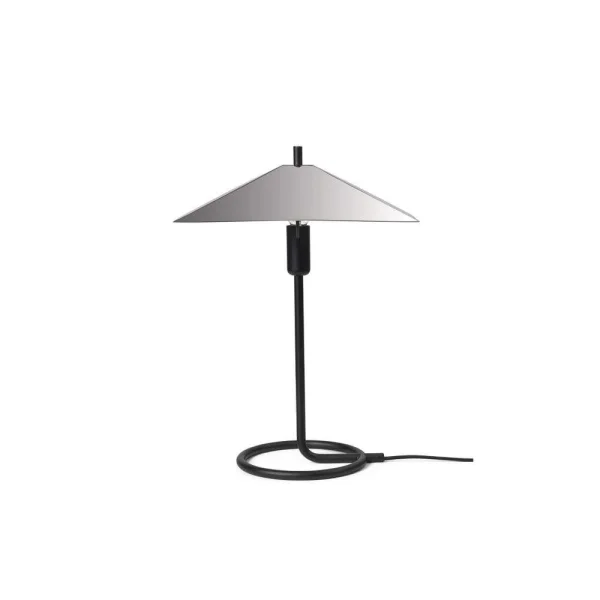 Ferm Living - Filo Tafellamp Square Black/Mirror Polished