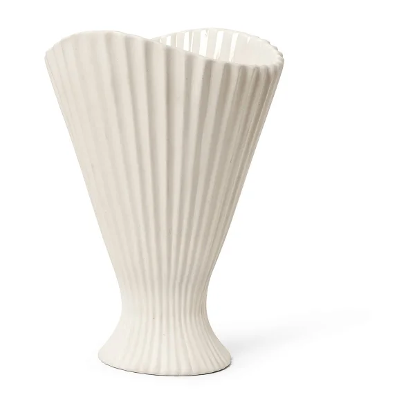 ferm LIVING Fountain vaas 30,5 cm off white