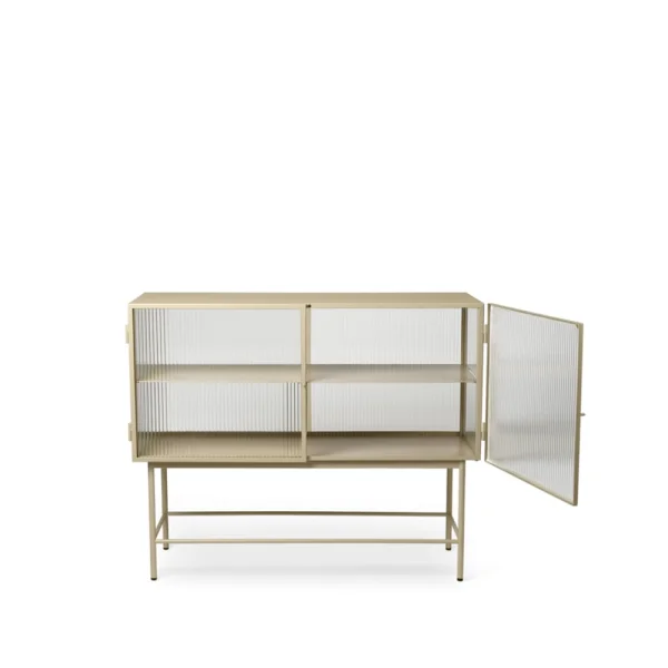 ferm LIVING Haze sideboard cashmere, golvend glas