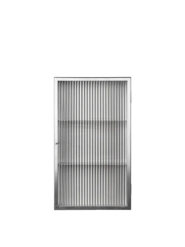 Ferm Living Haze Wandkast - 35 x 60 cm - roestvrij staal