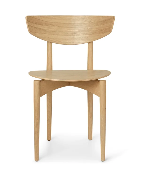 ferm LIVING Herman stoel met houten frame - Eiken wit geolied