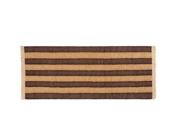 ferm LIVING - Ives Runner 80x200 Tan/Chocolate