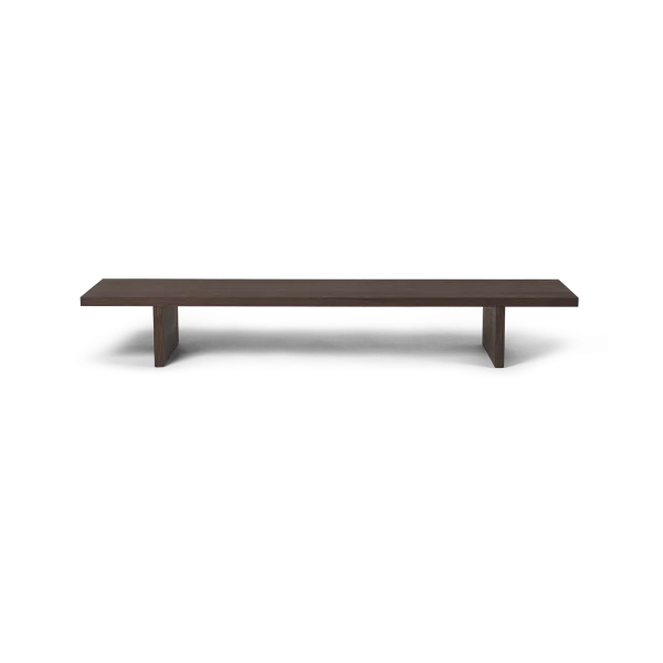 ferm LIVING Kona display table bijzettafel Dark Stained oak veneer