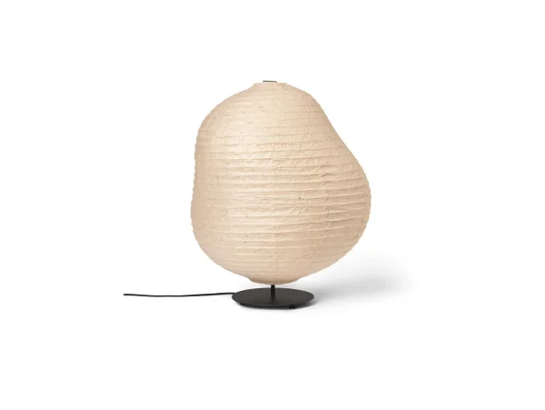 Ferm Living - Kurbis Vloerlamp Low Natural/Zwart