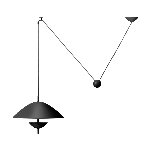 ferm LIVING Lod hanglamp Zwart geblakerd ijzer