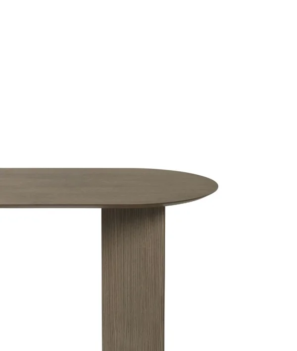 ferm LIVING Mingle tafelblad ovaal - donker gebeitst - 220 cm