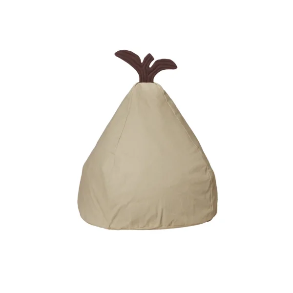 ferm LIVING - Pear zitzak, iepgroen, katoen, Ø 55 cm