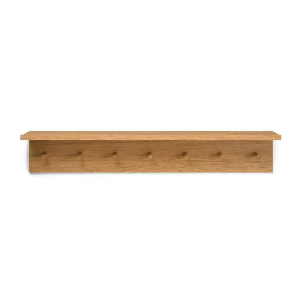 ferm LIVING Place Rack kapstokje met knoppen eiken Large