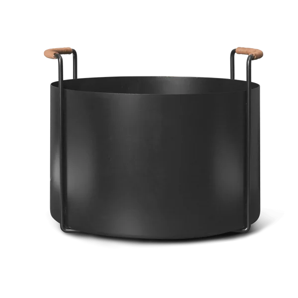 ferm LIVING Port houtmand Black