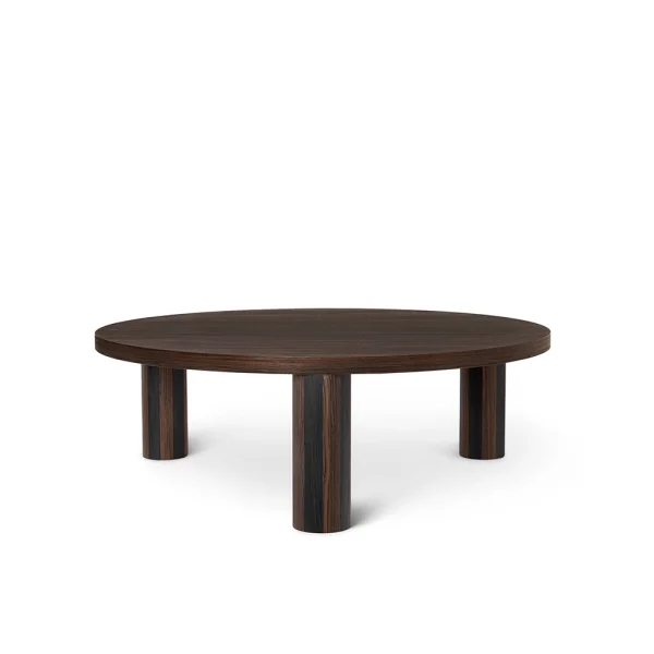 ferm LIVING Post Salontafel oak smoked, large, lines