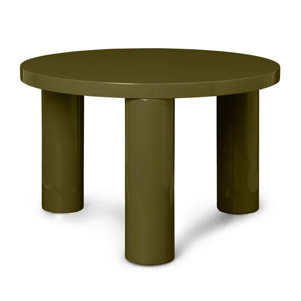 ferm LIVING Post salontafel small Ø65 cm Olive