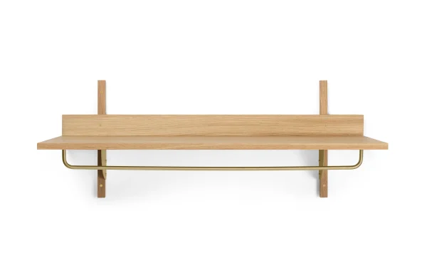 ferm LIVING Regal Sector Rack - eiken/messing