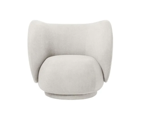 ferm LIVING Rico Lounge Fauteuil - off-white (Bouclé)