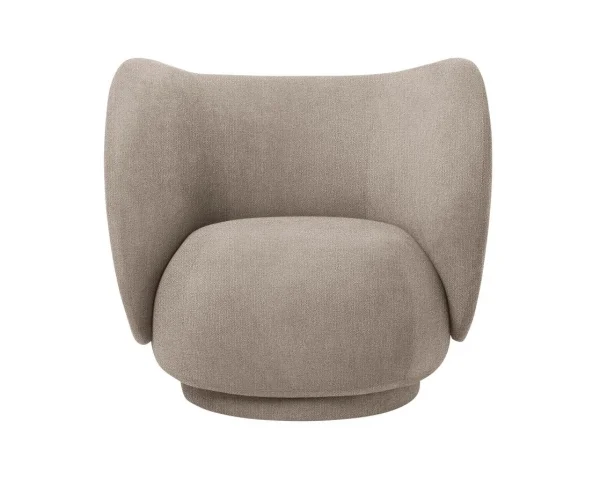 ferm LIVING Rico Lounge Fauteuil - zand (Brushed)