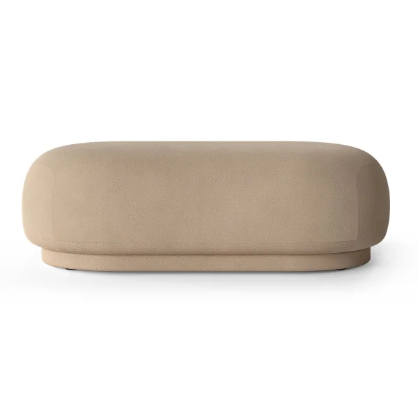 ferm LIVING Rico ottoman Brushed sand