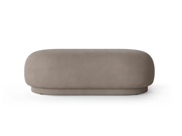 ferm LIVING Rico Ottoman - warm grijs (Brushed)