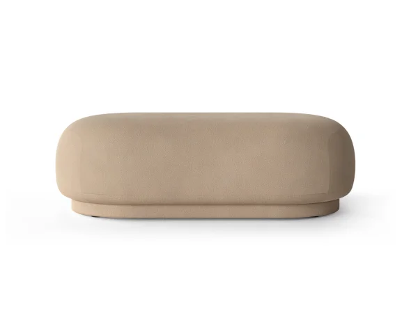 ferm LIVING Rico Ottoman - zand (Brushed)