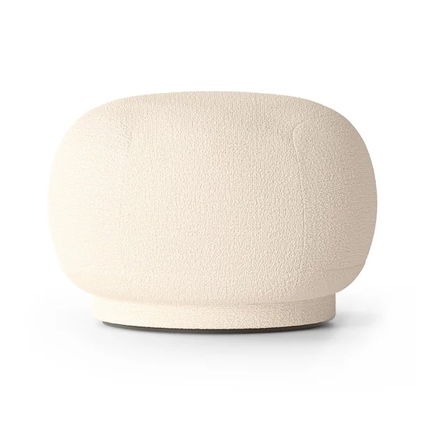 ferm LIVING Rico pouf zitpoef Wool bouclé offwhite