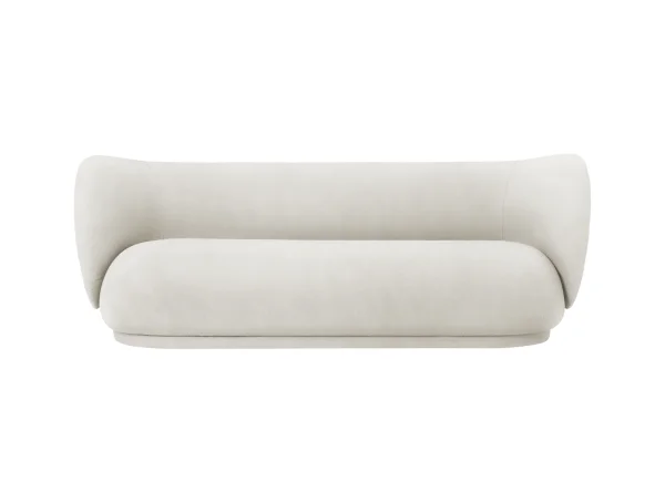 ferm LIVING Rico Sofa - off-white (Brushed) - 3-zitter