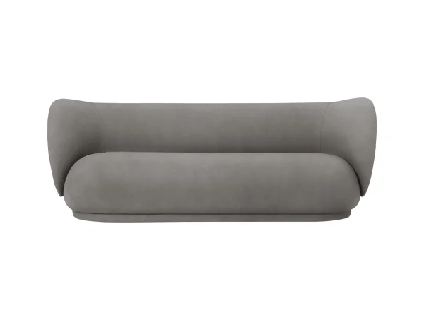 ferm LIVING Rico Sofa - warm grijs (Brushed) - 3-zitter