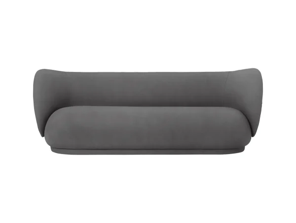 ferm LIVING Rico Sofa - warm grijs (Brushed) - 4-zitter