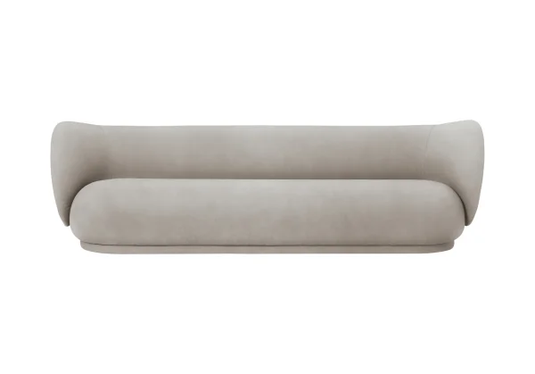 ferm LIVING Rico Sofa - zand (Brushed) - 4-zitter