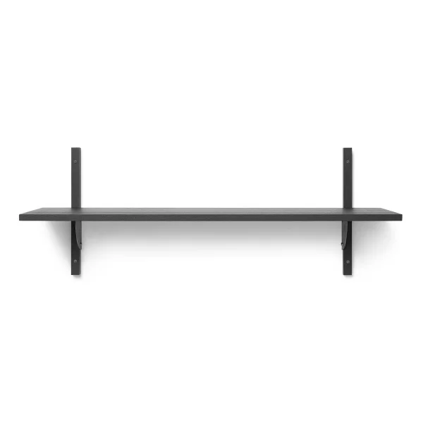 ferm LIVING Sector plank L/S Zwart essen-zwart