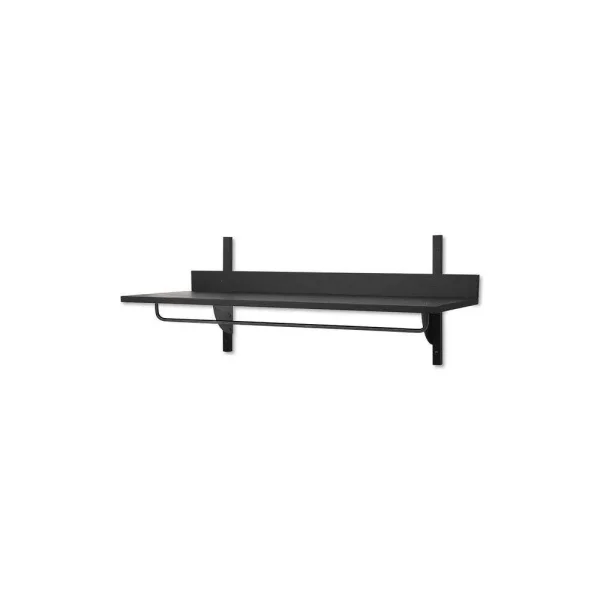 ferm LIVING - Sector Rack Shelf Black Ash/Bl Brass