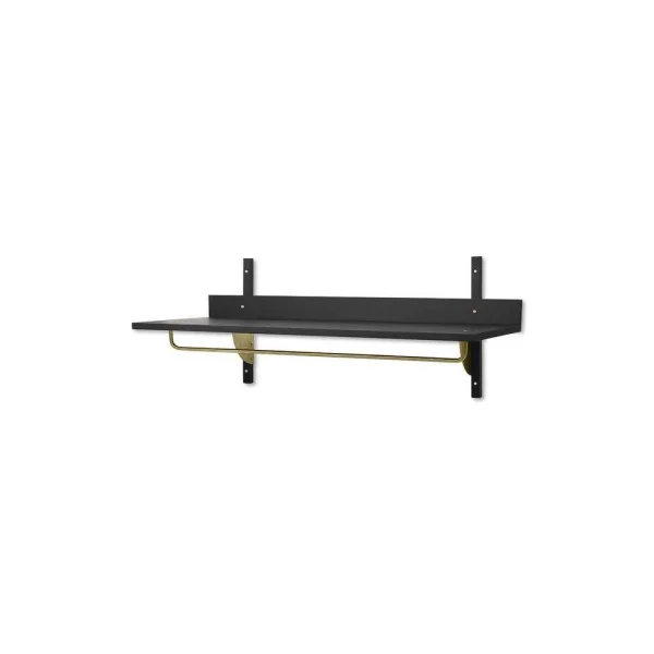 ferm LIVING - Sector Rack Shelf Black Ash/Brass