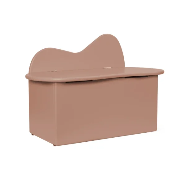 ferm LIVING - Slope opbergbank, roze, breedte 75 cm