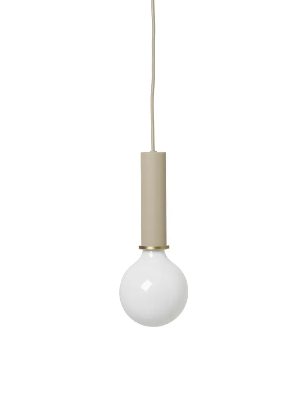 ferm LIVING Socket hanglamp - cashmere - hoog