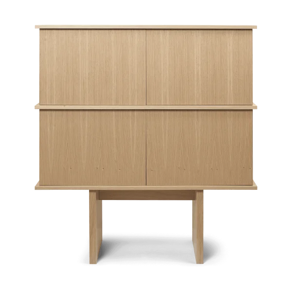 ferm LIVING Stilt sideboard double 109x100 cm Natural oak