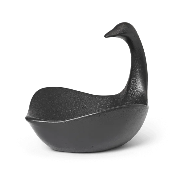 ferm LIVING Swan Centrepiece Black