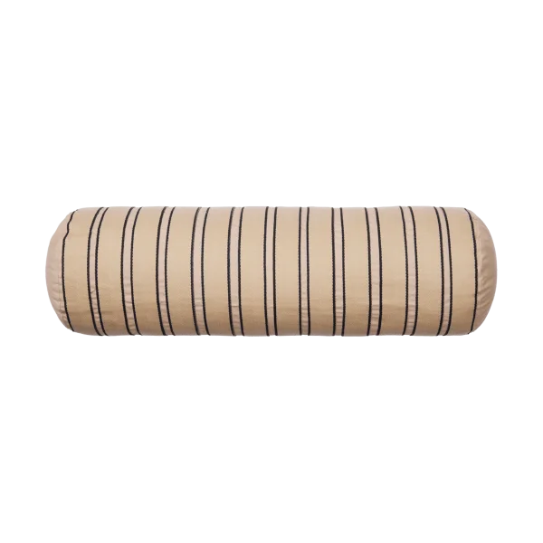 Ferm Living Twill bolster cylinderkussen Cashmere-black