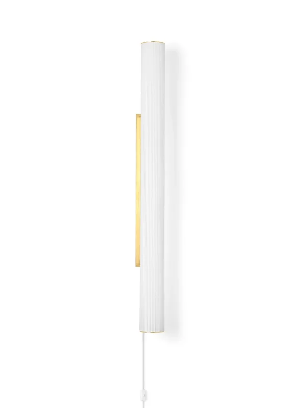 ferm LIVING Vuelta wandlamp - messing - 100 cm