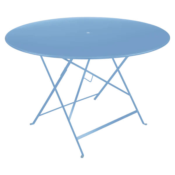 Fermob BISTRO klaptafel rond - E1 Maya blauw - Ø 117 cm