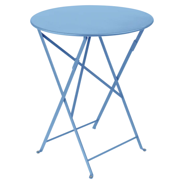 Fermob BISTRO klaptafel rond - E1 Maya blauw - Ø 60 cm