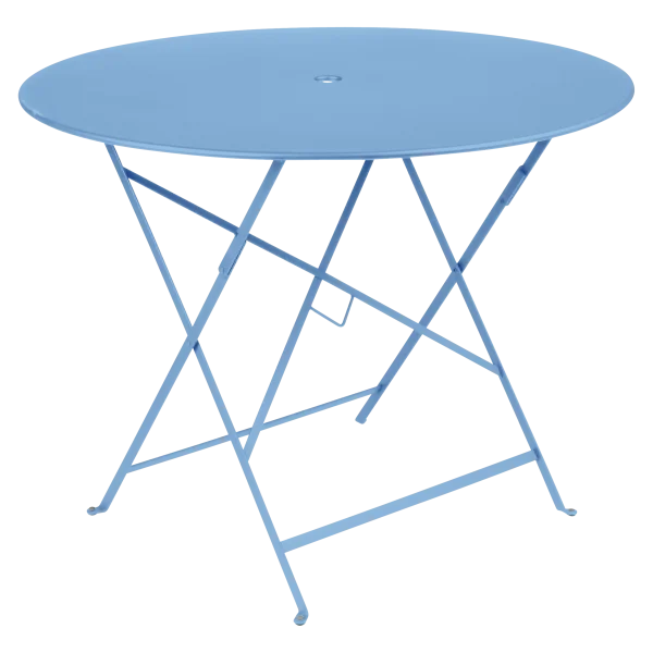 Fermob BISTRO klaptafel rond - E1 Maya blauw - Ø 96 cm