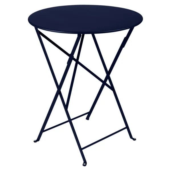 Fermob BISTRO klaptafel rond - Ø 60 cm - 92 abyssblauw