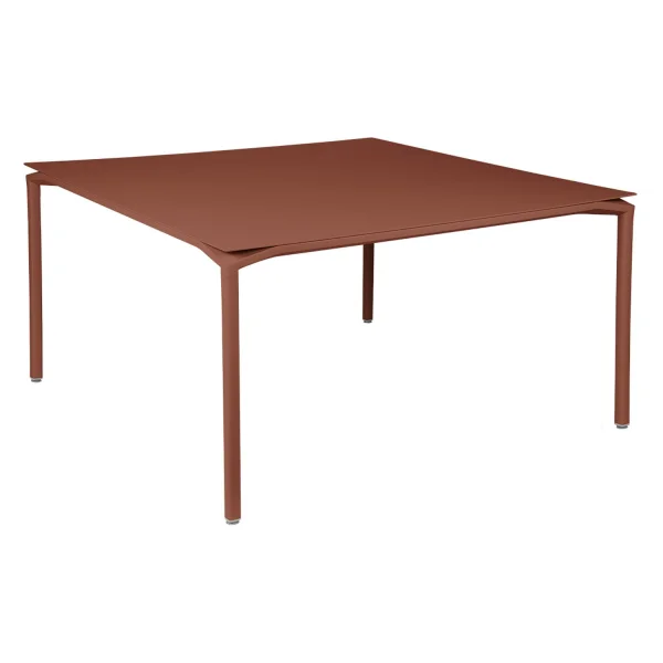 Fermob CALVI Tafel  - 20 okerrood - 140 x 140 cm