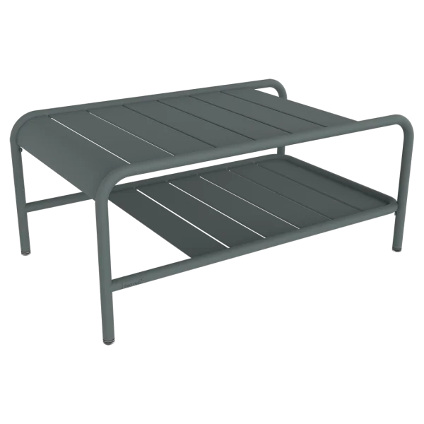 Fermob Lage tafel Luxembourg 90 x 55 cm - 26 stormgrijs mat