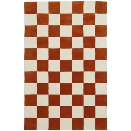 FÉST Checks vloerkleed 161x253 pumpkin